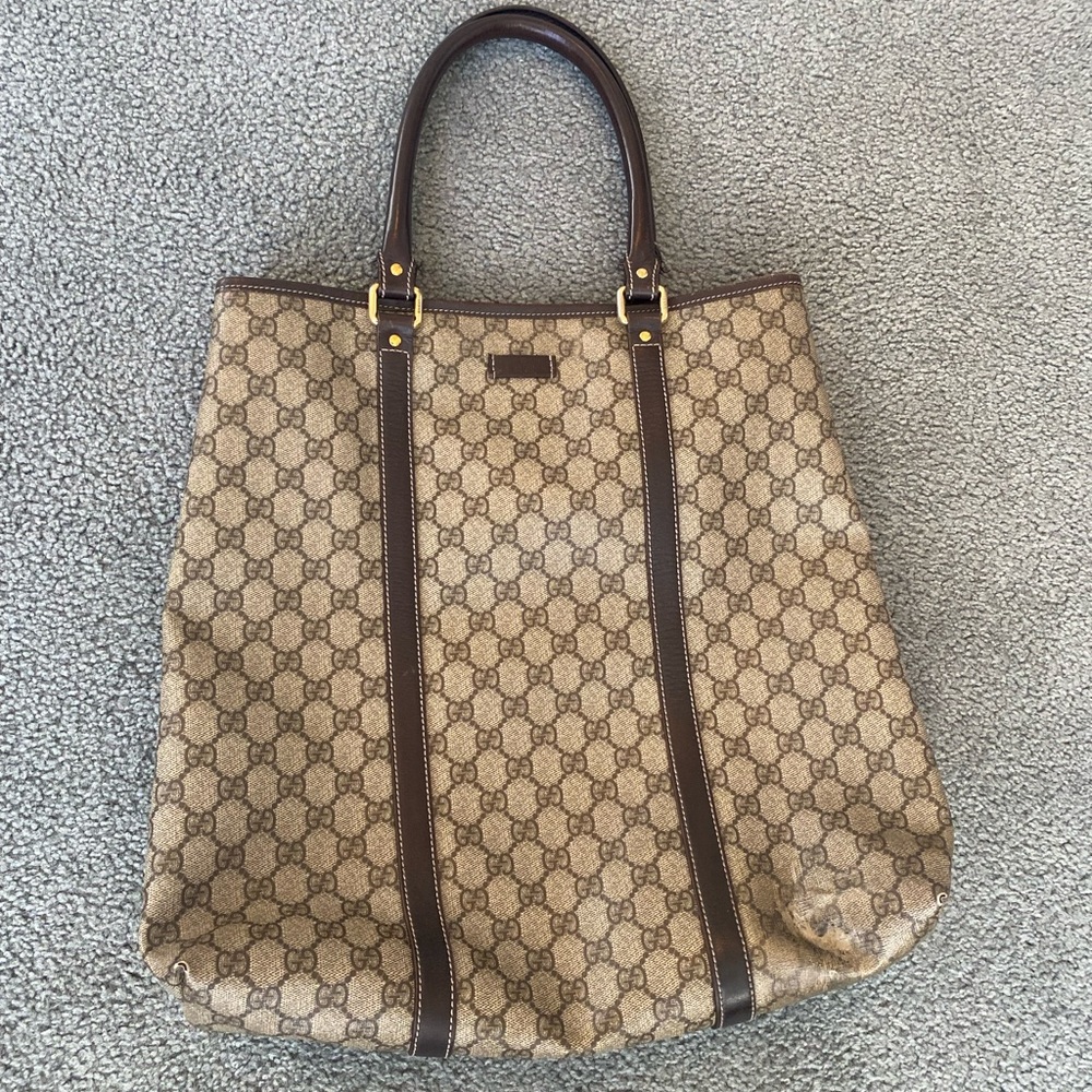 Large Gucci Monogram Tote Bag
